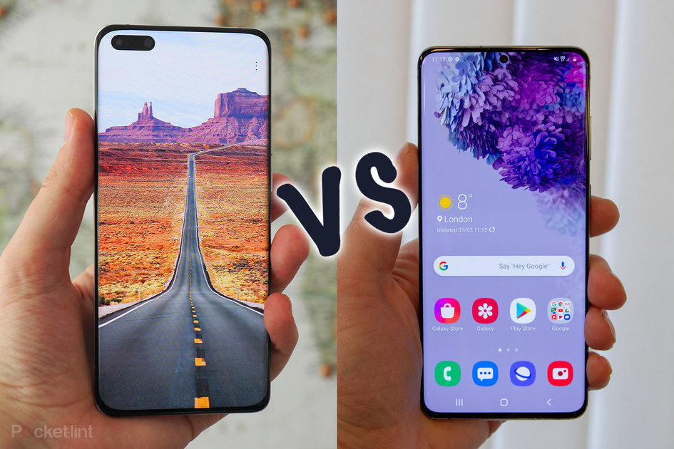Huawei P40 Pro vs Samsung Galaxy S20 + : une concurrence féroce