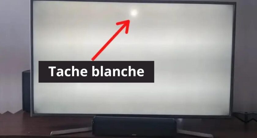 Comment enlever les taches blanches sur un écran de télévision ?
