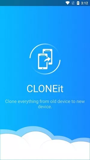 lancement de l'application CLONEit