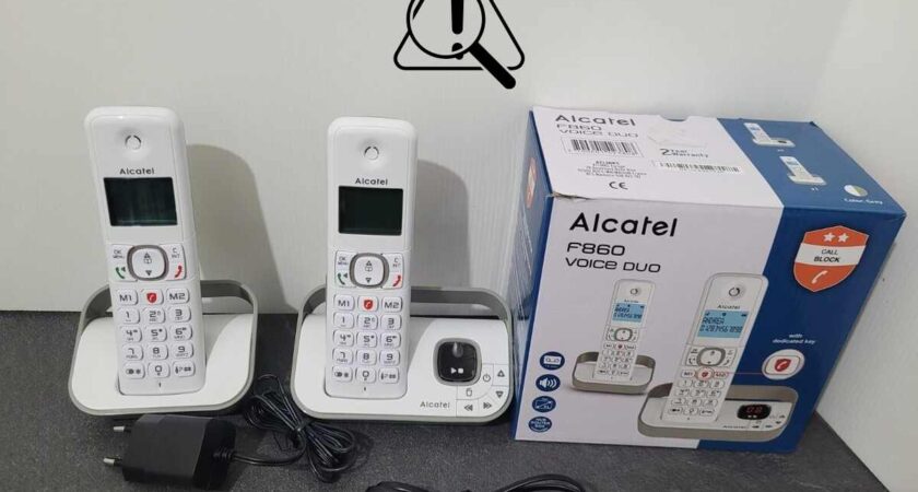 Alcatel F860 : Problèmes courants et solutions