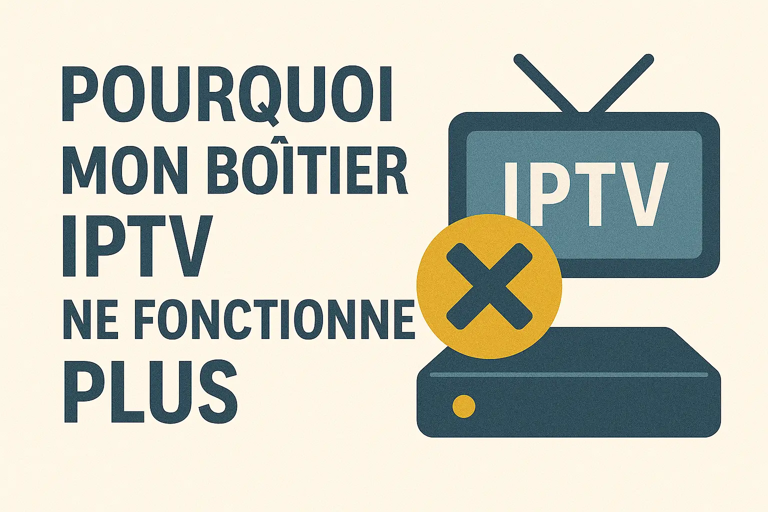 6 raisons et solutions d'un boîtier IPTV ne fonctionne plus — free download