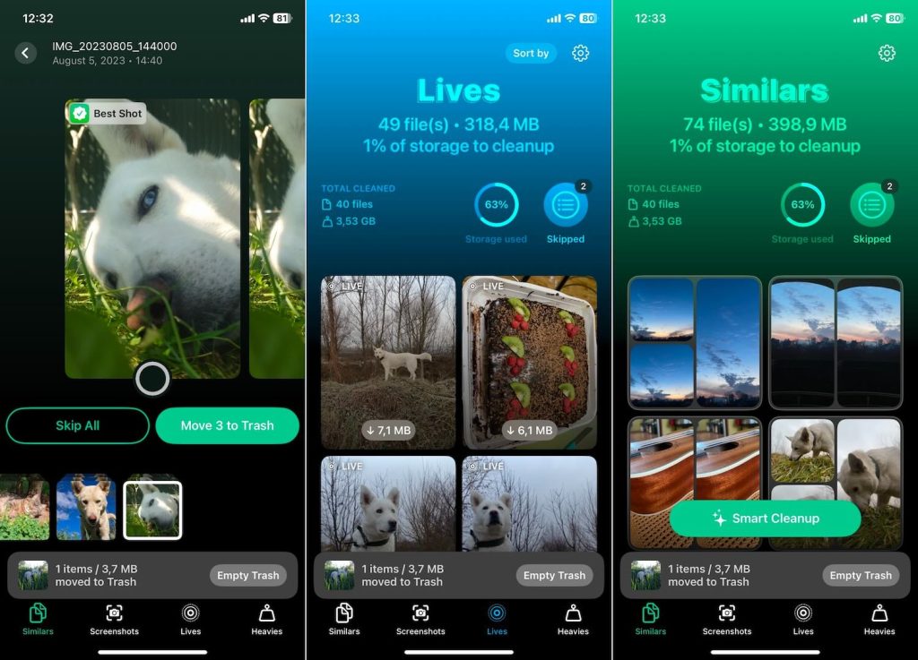 versions gratuites de ces applis
