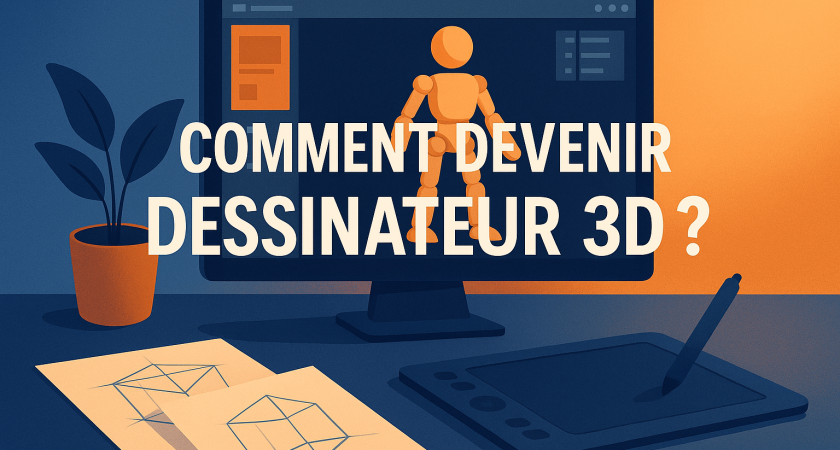 Comment puis-je devenir dessinateur 3d ?