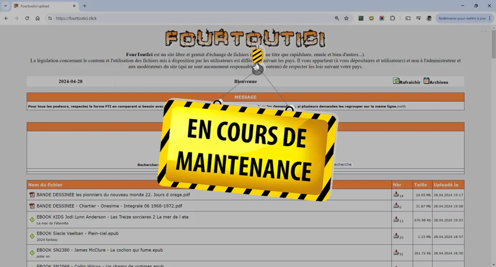 Fourtoutici ne fonctionne plus quelles sont les causes possibles