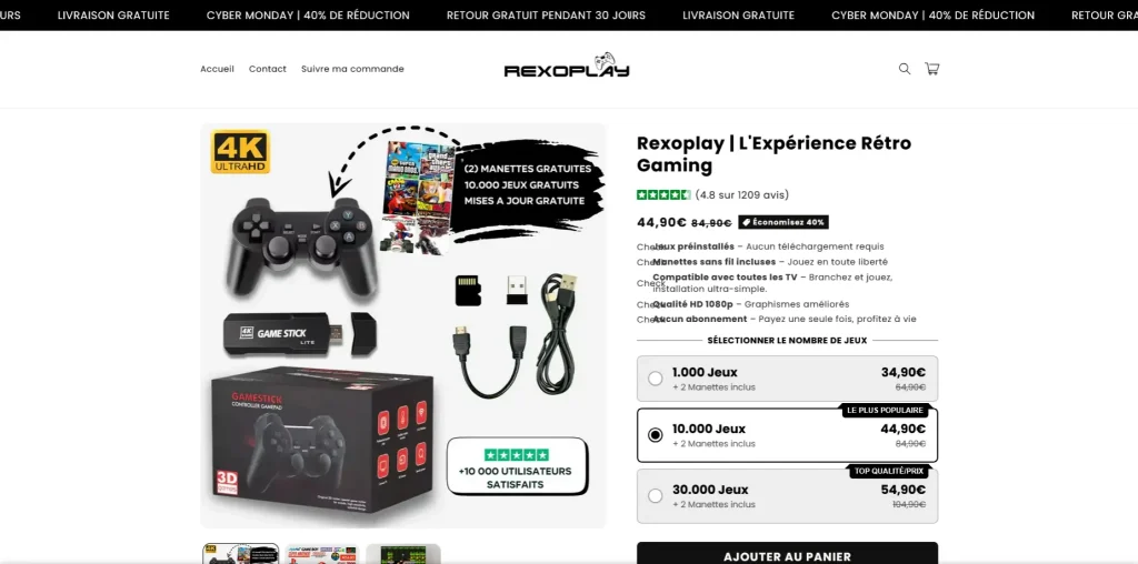 avis des utilisateurs sur la Rexoplay console rétro