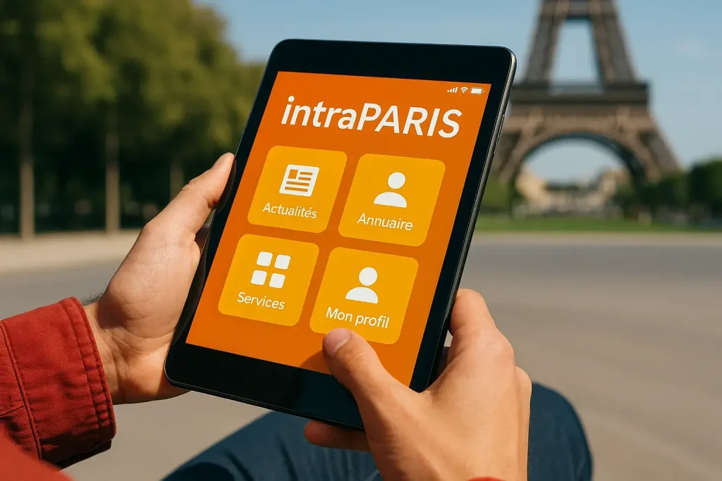 compte agent sur IntraParis