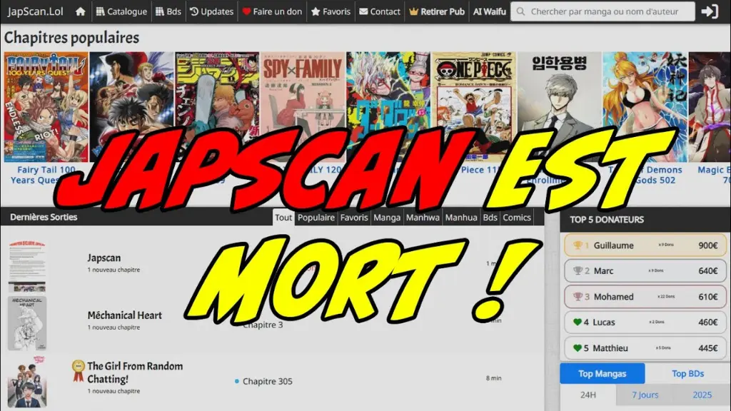 Comment accéder à Japscan si le site est inaccessible