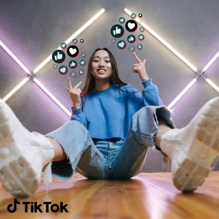 tiktok fille interactions