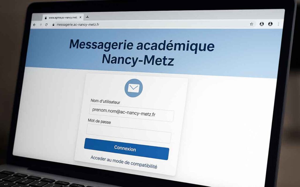 Comment accéder au webmail Nancy Metz 0