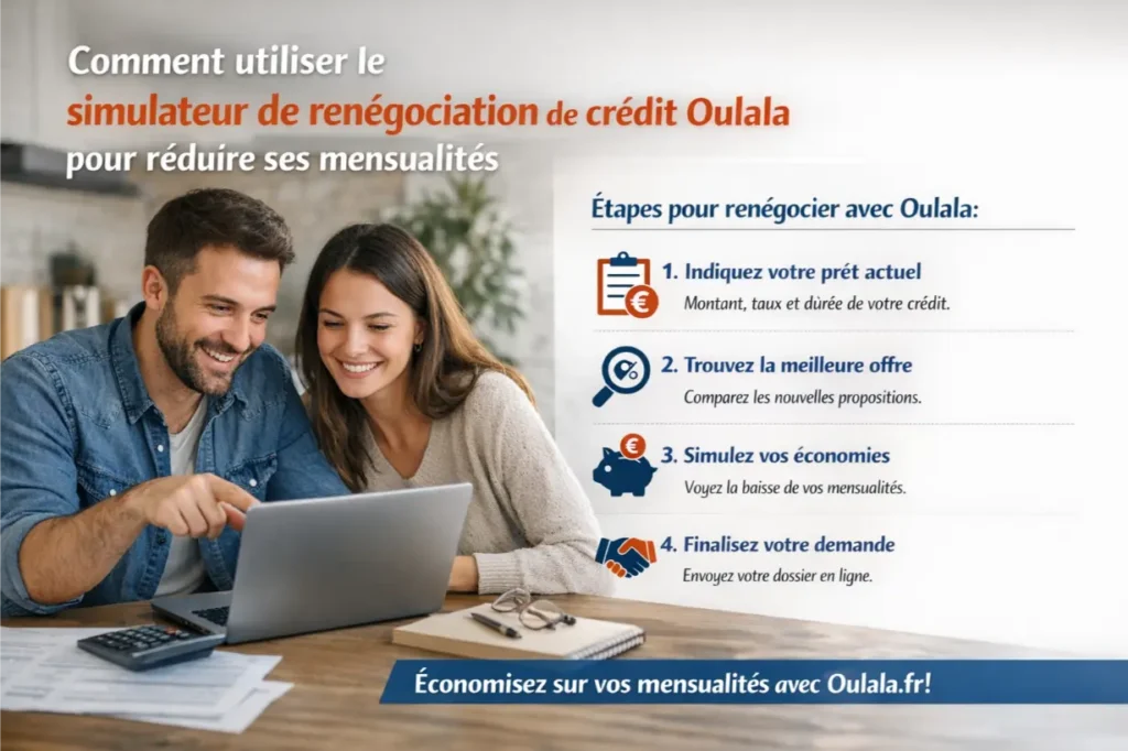 Comment utiliser le simulateur de renégociation de crédit Oulala pour réduire ses mensualités2