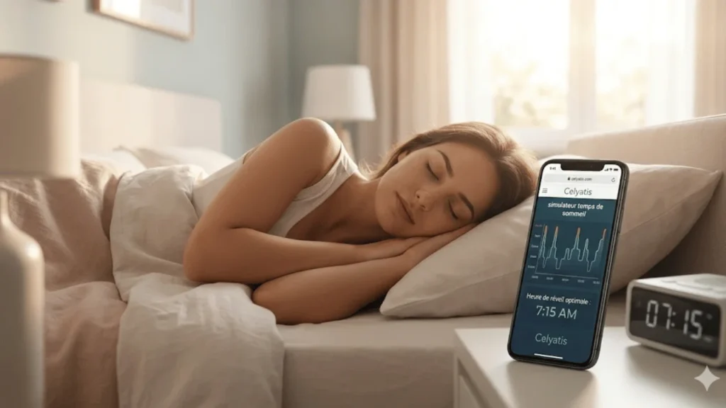 Comment utiliser le simulateur de temps de sommeil sur celyatis