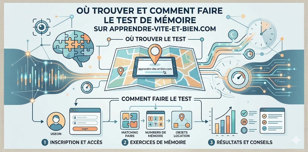 Où trouver et comment faire le test de mémoire 3