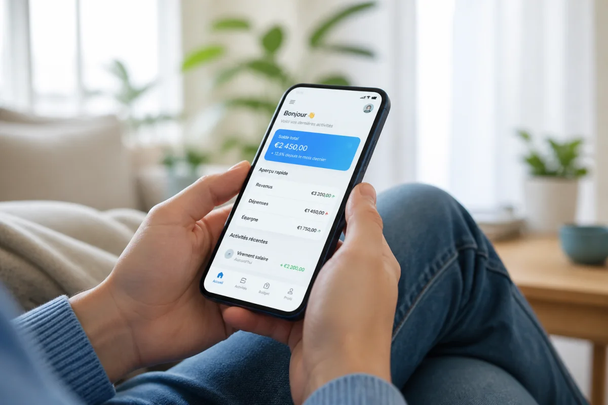 Personne détendue tenant un smartphone pour apprendre comment déconnecter un compte Google sur téléphone facilement.