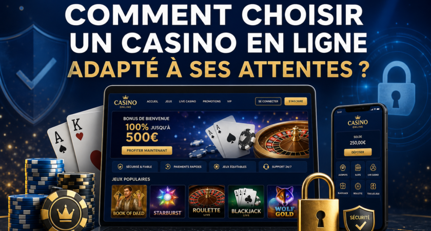 Comment choisir un casino en ligne adapté à ses attentes ?