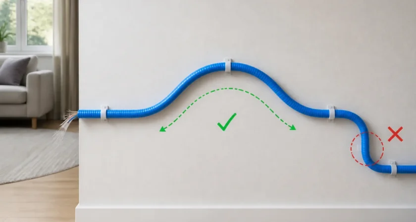 Quelle gaine choisir pour passer la fibre optique en intérieur