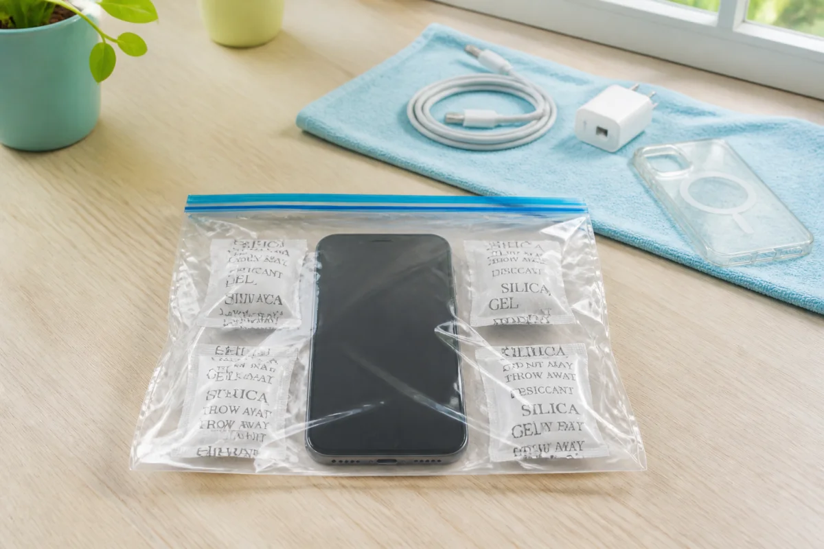 Comment enlever l’eau d’un téléphone sans riz